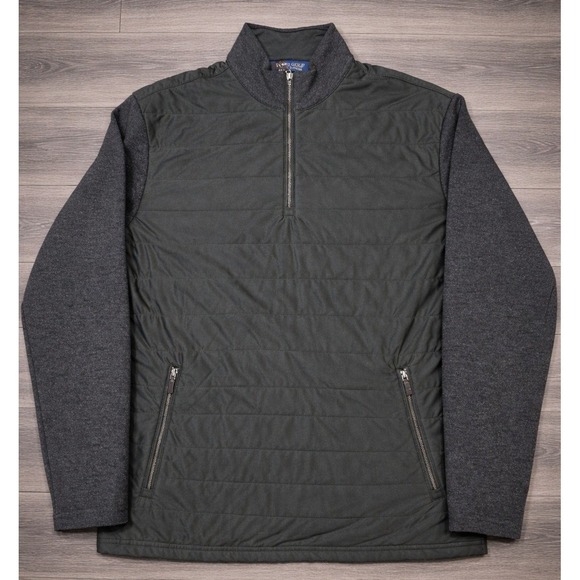 NWOT Polo Golf Ralph Lauren Quilted 1/4 Zip Pullover Black L